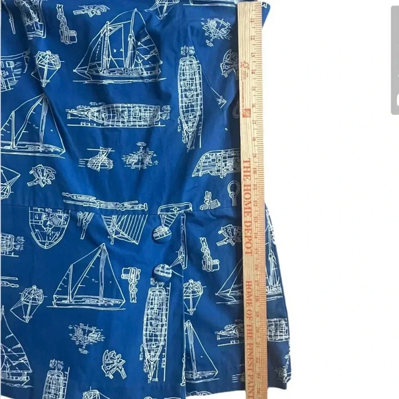 Tori Richard’s for Liberty House Nautical Sleeveless  romper Vintage Size 12 - Picture 5 of 8